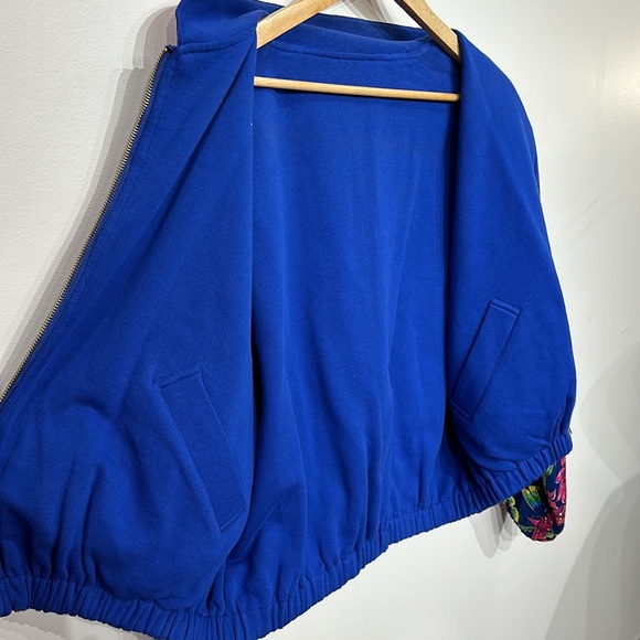 Lilly Pulitzer Vintage Reversible Cotton Bomber Jacket - Picture 13 of 14